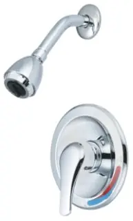 Pioneer P-2302T Single Handle Shower Trim Set, Chrome Finish