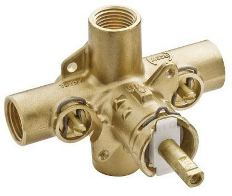 SK0512505-US20260702-105043-0 Moen 62390 Posi-Temp 1/2 in. FPT Connection Pressure Balancing Valve with Stops - Image 1