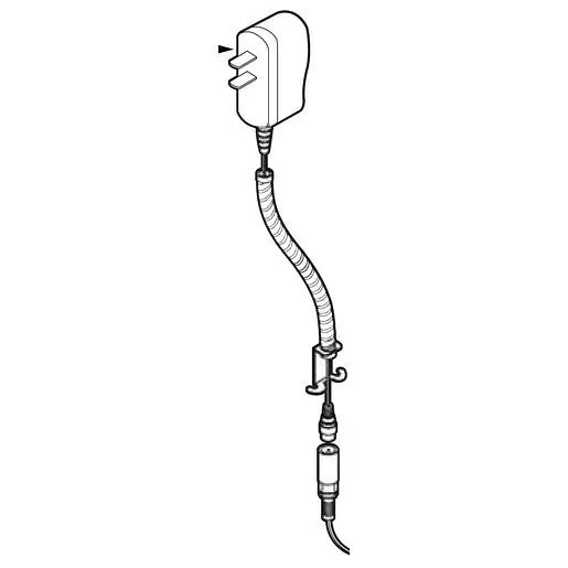 Moen 104446 Commercial Plug-In Power Adapter with Cable for 8306, 8308
