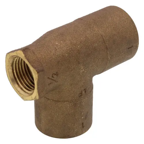 SK0513059-US20260702-105043-0 Everflow CFCT1502-NL 1-1/2 x 3/4 x 1-1/2 C x F x C Cast Brass Tee Lead Free - Image 1