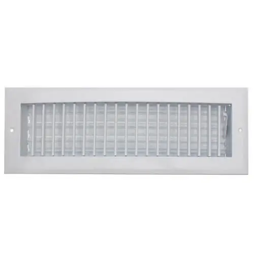 Hart & Cooley 22456 A618MS 14 x 4 White Sidewall/Ceiling Register