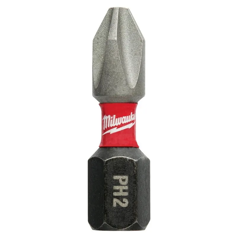 SK0513188-US20260702-105043-0 Milwaukee 48-32-4601 SHOCKWAVE Impact Phillips #2 Insert Bits 5 Pack - Image 1