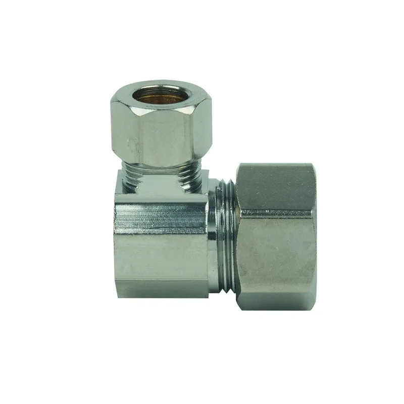 BrassCraft 65-10-6X C 5/8 x 3/8 in. OD Tube Compression Reducing Union Brass Elbow