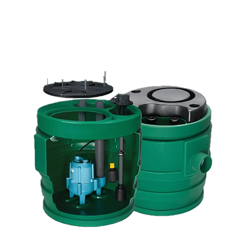 Little Giant 509673 9JF2V2D 0.4 HP Premium Simplex Sewage System with Tether Float Switch