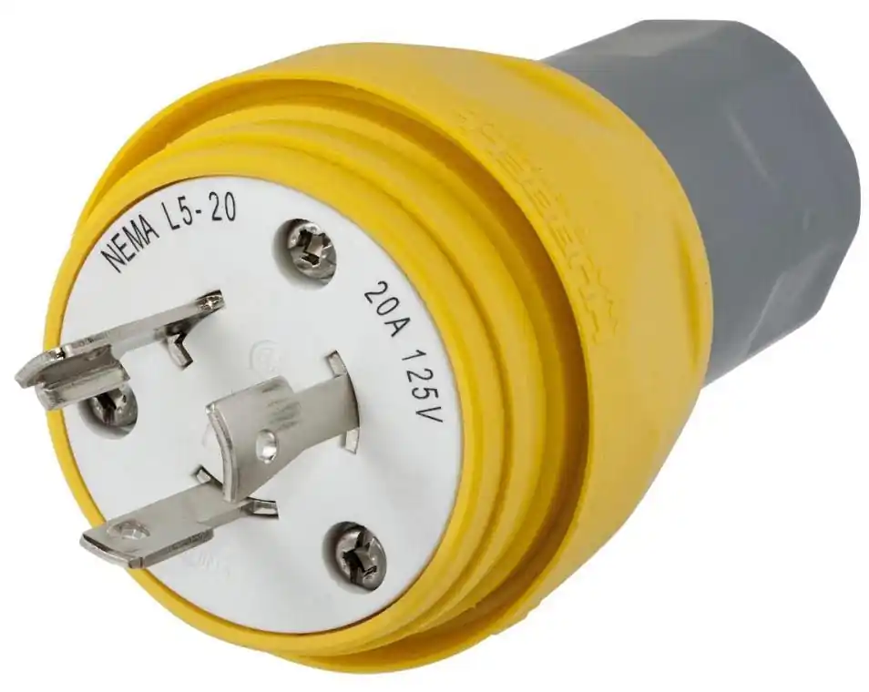 Hubbell HBL26W47 Plug NEMA L5-20P 20A 125V