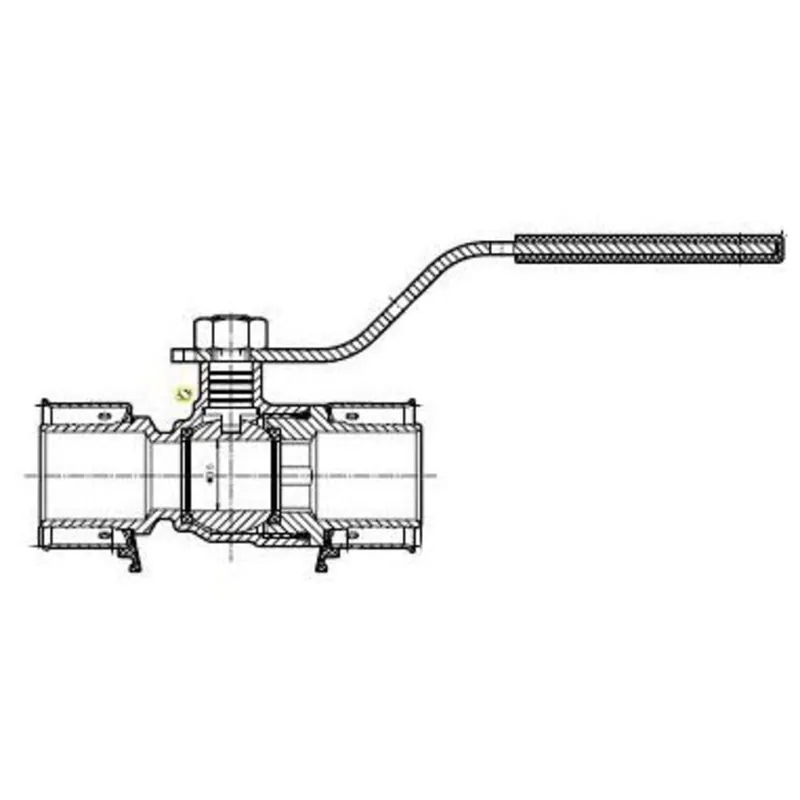 SK0513557-US20260702-105043-0 Viega 98201 1-1/4 x 1-1/4, Press x Press, 160 PSI, Lead-Free, Stainless Steel Ball, Bronze Body, Lever Handle, Ball Valve - Image 1