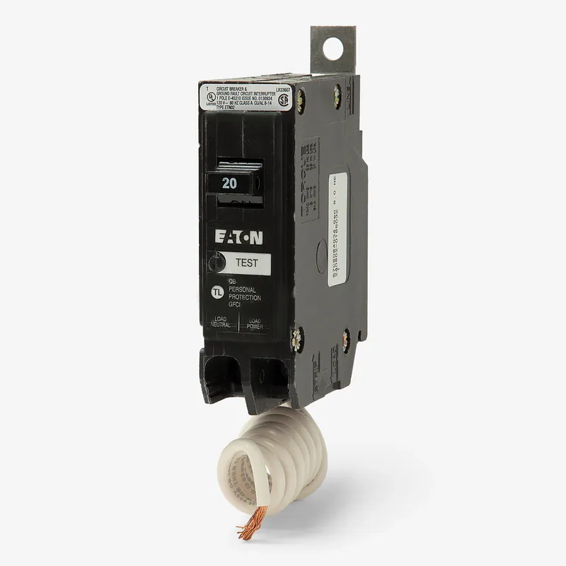 EATON QB1020GF BREAKER CKT FLT GND 120/240VAC 20A 10KA