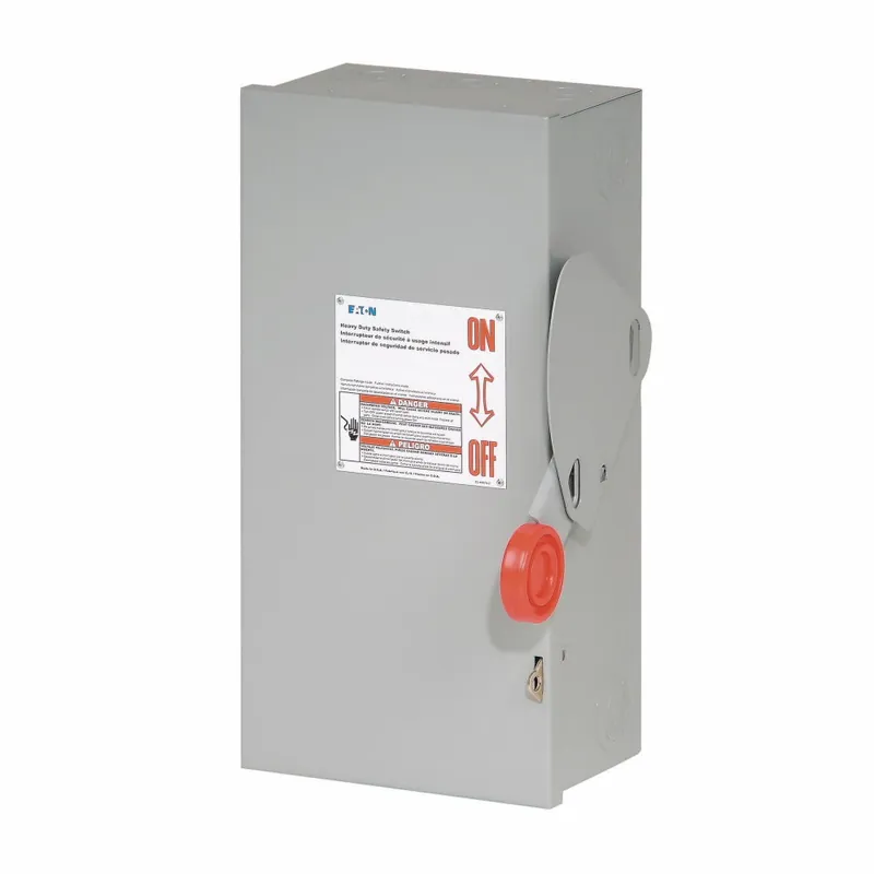 SK0513646-US20260702-105043-0 EATON DH362FRK DH Series Heavy Duty Fusible Safety Switch 600 VAC 60 A 25 HP 50 HP TPST Contact - Image 1