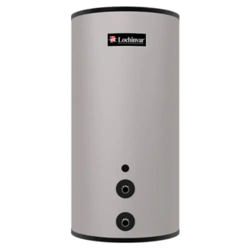 SK0513756-US20260702-105043-0 Lochinvar RJA-120 Lock-Temp 119 Gallon Vertical Round Jacketed Glass Lined Storage Tank - Image 1