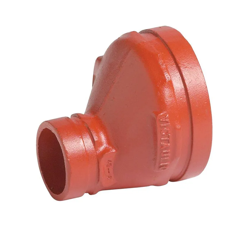 SK0513766-US20260702-105043-0 Victaulic FE79051P00 FireLock Style 51 6 x 4 in. Grooved 1000# Painted Eccentric Reducer - Image 1
