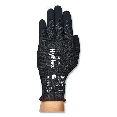 HyFlex 11591080-VEND 11-591 Medium-Duty Nitrile Palm-Coated Gloves Size 12 Vend Pack