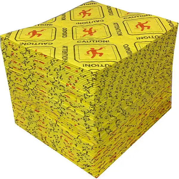 FyterTech HVU75 Hi-Viz Sorbent Pads Heavy Weight 16 x 18 Replacement MPN