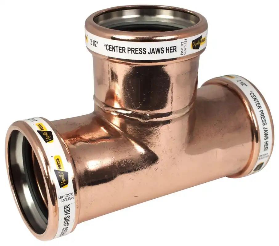 Apollo 10077799 Apollopress Fitting Power 1-1/2 Tee Reducer