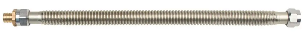 SK0514035-US20260702-105043-0 BrassCraft SWB07-18N Water Heater Connector, 3/4 x 3/4 FIP x PEX Barb, 18 L, Lead-Free - Image 1