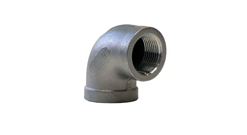 Merit Brass K401-40 Banded Pipe 90 deg Elbow 2-1/2 in FNPT 150 lb