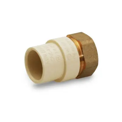 Everflow BRCPF112-NL 1-1/2 Brass Female X CPVC Adapter Lead Free