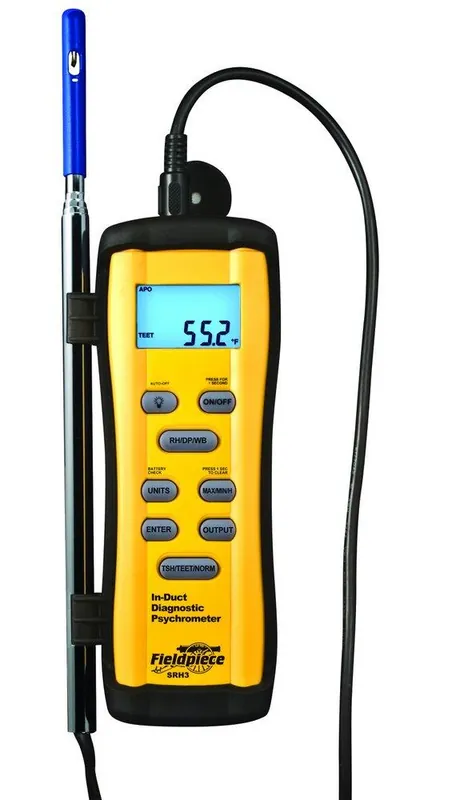 SK0514448-US20260702-105043-0 Fieldpiece SRH3 In-Duct Psychrometer with Telescoping Wand Replacement MPN - Image 1