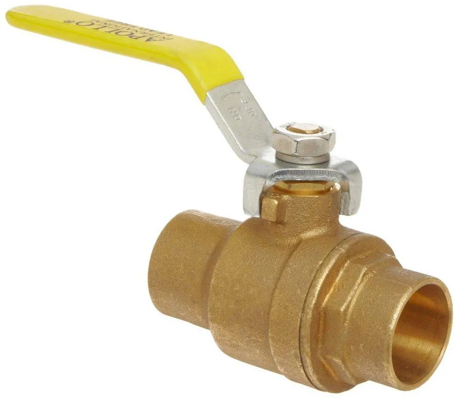 Apollo Valves 94ALF20701A 1-1/2 in. Brass Full Port Solder 600# Ball Valve