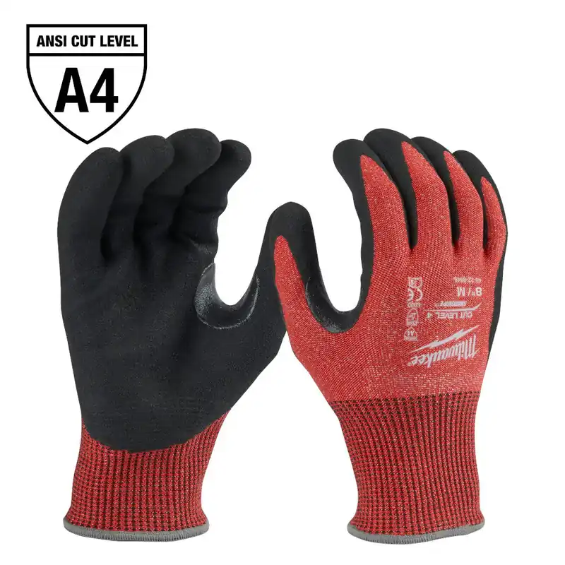SK0514657-US20260702-105043-0 Milwaukee 48-22-8946 Cut Level 4 Nitrile Dipped Gloves - M - Image 1