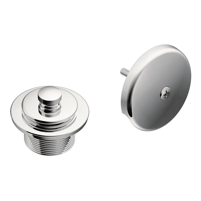 SK0514716-US20260702-105043-0 Moen T90331 1-1/2 in. Metal Push-Pull Drain in Polished Chrome - Image 1
