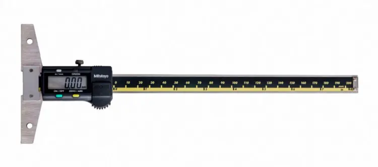 Mitutoyo 571-212-30 MITUTOYO DIGIMATIC DEPTH GAGE 0-8/0-200mm SPC