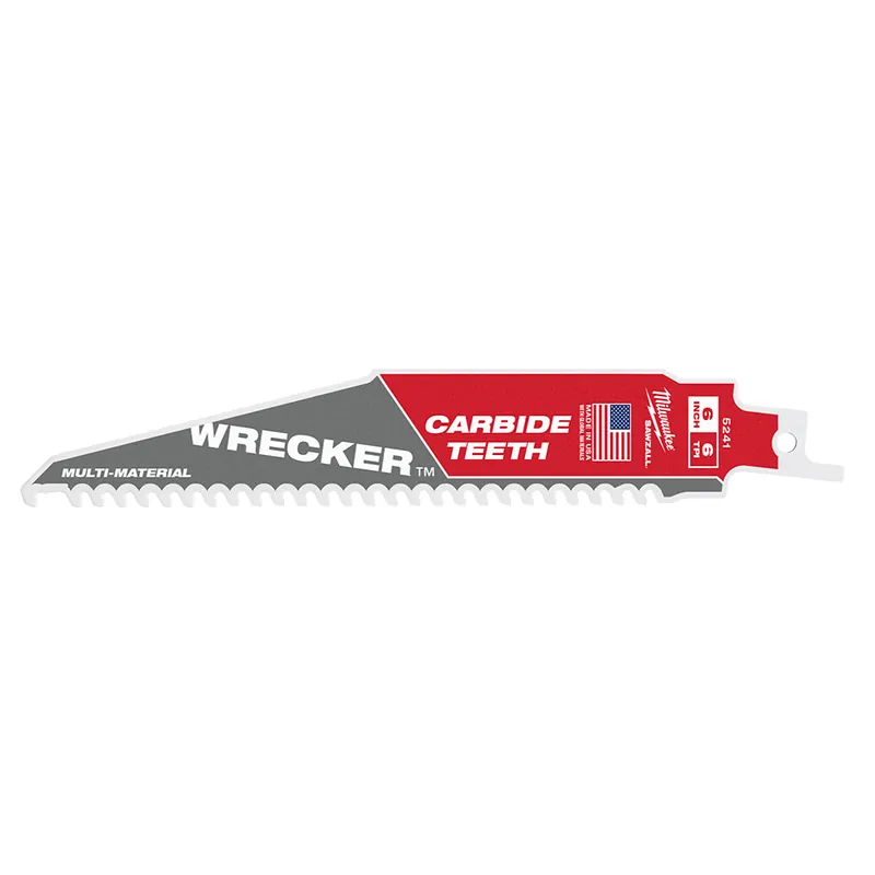 Milwaukee 48005241 WRECKER with Carbide Teeth 6 TPI 6 inch