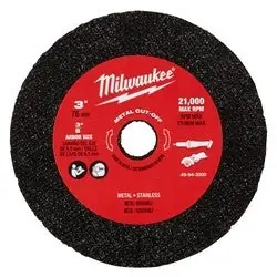 SK0514960-US20260702-105043-0 Milwaukee 49-94-3000 3 In. Metal Cut Off Wheel 3 pk - Image 1