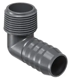 Spears 1413-007 Insert Fitting 90 Degree Elbow 3/4 Inch x Male Threaded