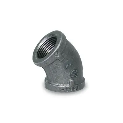 SK0515359-US20260702-105043-0 Everflow BMFF0012 1/2 Black Elbow 45 - Image 1