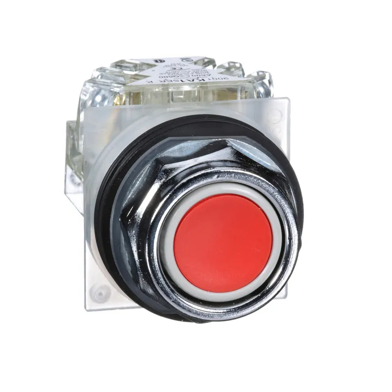 SK0515518-US20260702-105043-0 Schneider Electric 9001KR1RH13 30mm Push Button, Type K, Full Guard, Red, 1 NO and 1 NC - Image 1