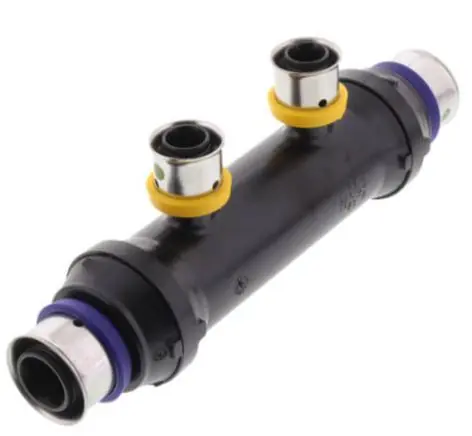 Viega 49152 PureFlow 160 psi Polymer PEX Press 3/4 x 1/2 in. Valve Manifold