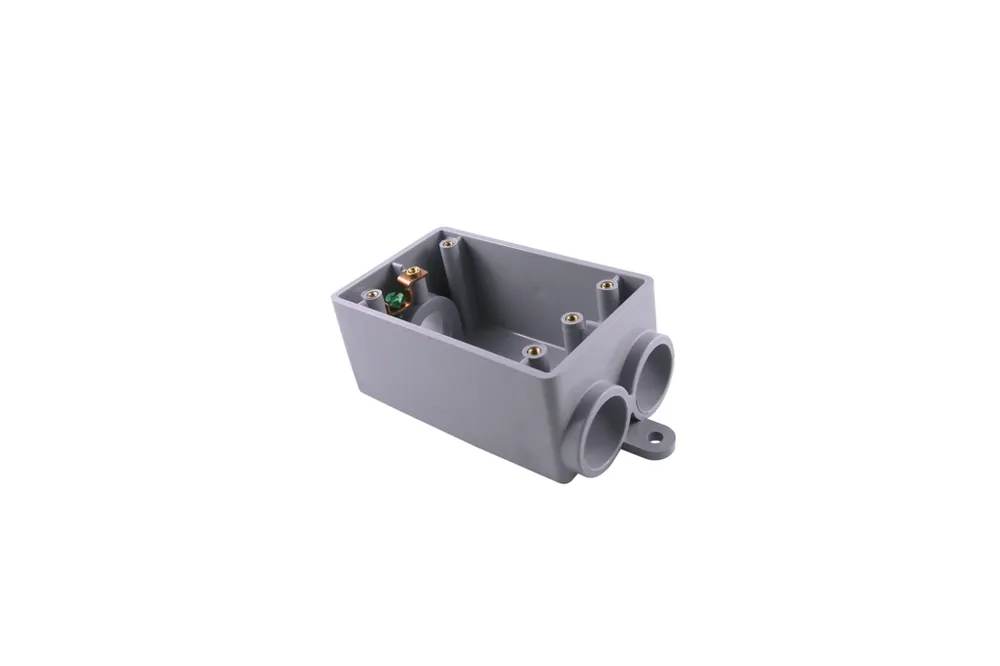 IPEX 077623 3/4 Inch Hub 16.3 In. PVC 1-Gang Rigid Conduit Box