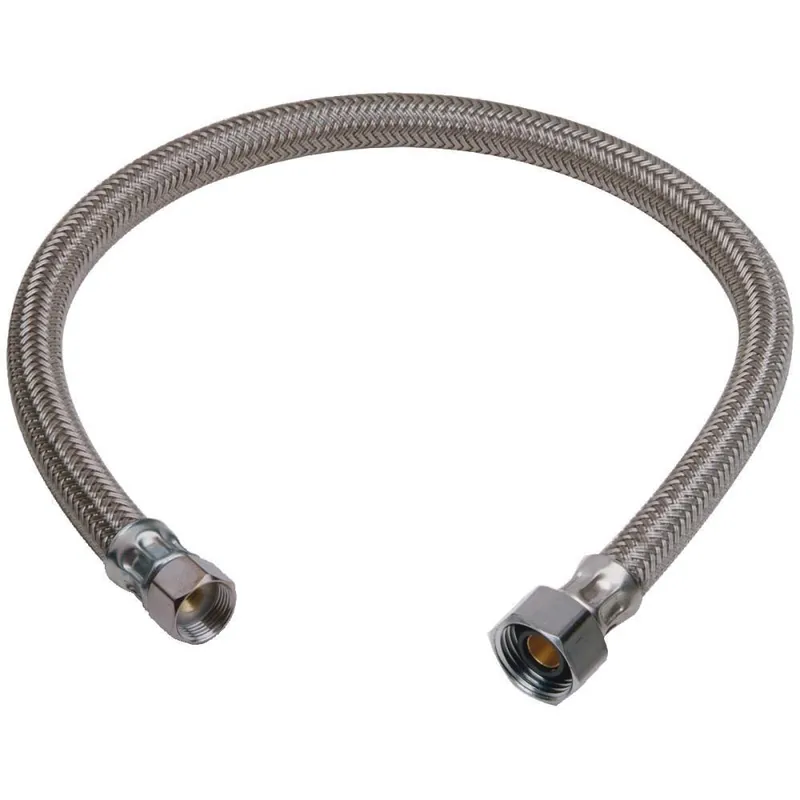 SK0516549-US20260702-105043-0 BrassCraft BF1-12AF Speedi Plumb PLUS Faucet Water Connector 12 inch 3/8 inch flare inlet x 1/2 inch Female Iron Pipe - Image 1