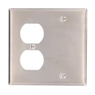 Leviton 84008-40 2G SS WP Satin 302 1BL