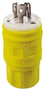 SK0517017-US20260702-105043-0 Leviton 24W49 Locking Device Plug 15A 250V NEMA L6-15P - Image 1