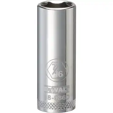 SK0517117-US20260702-105043-0 DeWalt DWMT88986OSP 3/8 in Drive Polished Chrome Standard Socket - Image 1