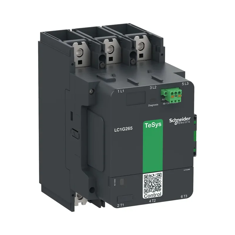 Schneider Electric LC1G400KUEN Contactor, High Power, TeSys Giga, Standard Version, 3 Pole/NO, AC-3 <=440V 400A, 100-250VAC/DC Coil