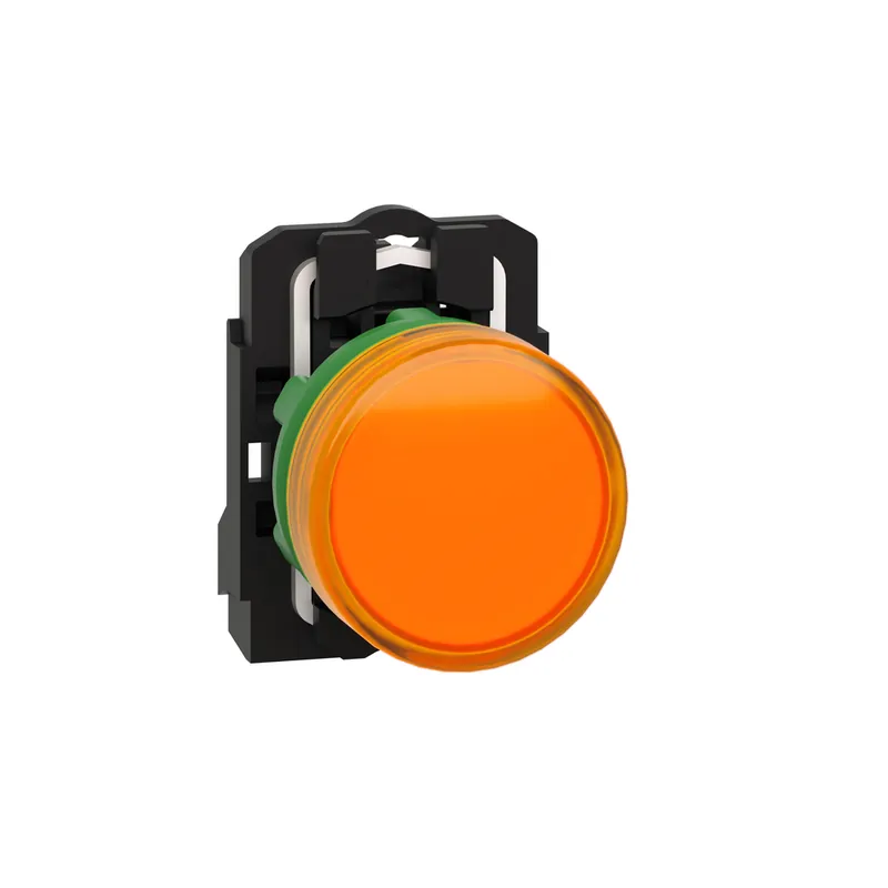 Schneider Electric XB5AVG5 Square D 22 mm 120 VAC 14 mA Yellow Round Pilot Light with LED