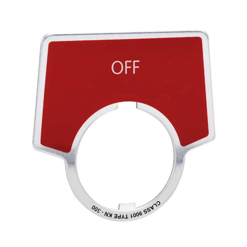 SK0517842-US20260702-105043-0 Square D 9001KN304 Type K 30 mm Push Button Legend Plate - Image 1