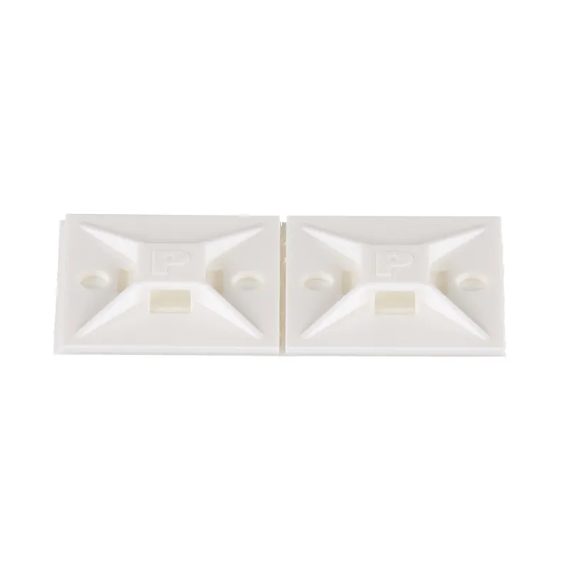 Panduit ABM112-A-C Cable Tie Mount, 4-Way, Nylon 6.6, 1.12x1.12, PK100