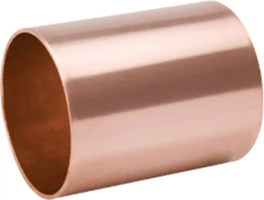 SK0518265-US20260702-105043-0 Mueller W10144 Copper Coupling, 1/2 OD (C x C) Staked Stop WC-400S - Image 1