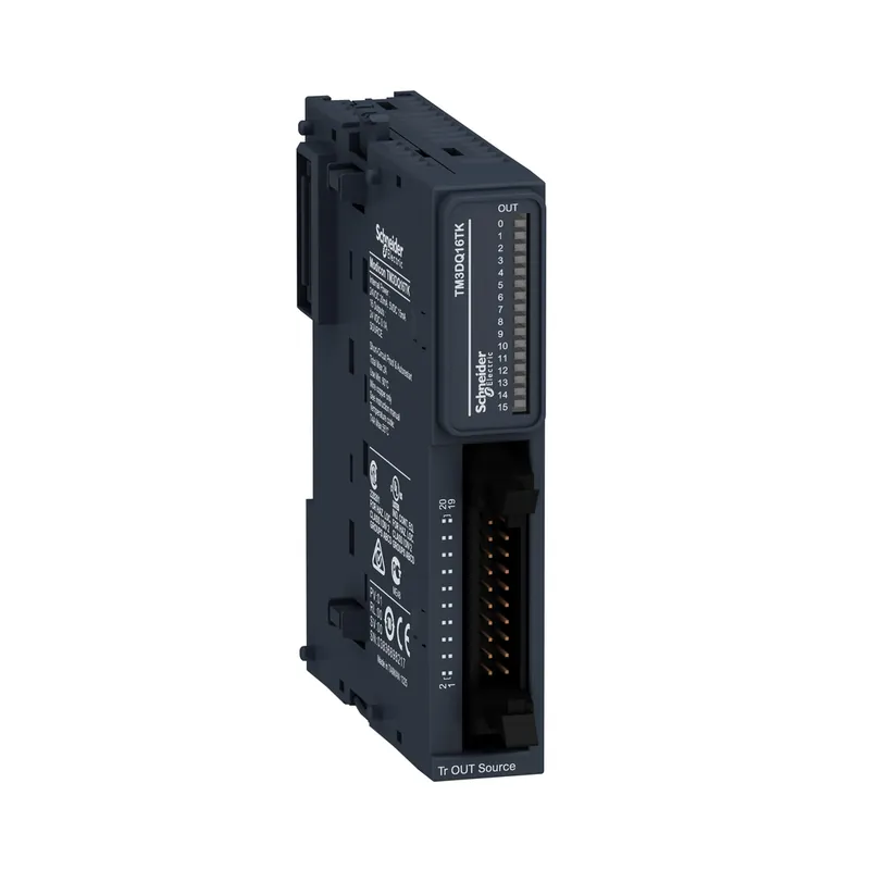 Schneider Electric TM3DQ16TK SQD TM3DQ16TK Discrete Output Module 16 Outputs Transistor PNP HE10