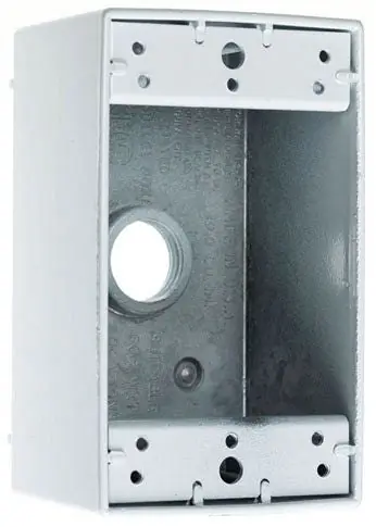 SK0518405-US20260702-105043-0 Pass & Seymour WPB23W Weatherproof Box - Image 1