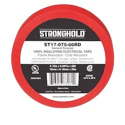 Panduit ST17-075-66RD StrongHold General Purpose Electrical Tape 66 FT