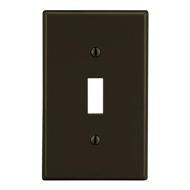 SK0518475-US20260702-105043-0 Hubbell Wiring Device-Kellems P1 Toggle Switch Ivory Standard Wallplate - Image 1