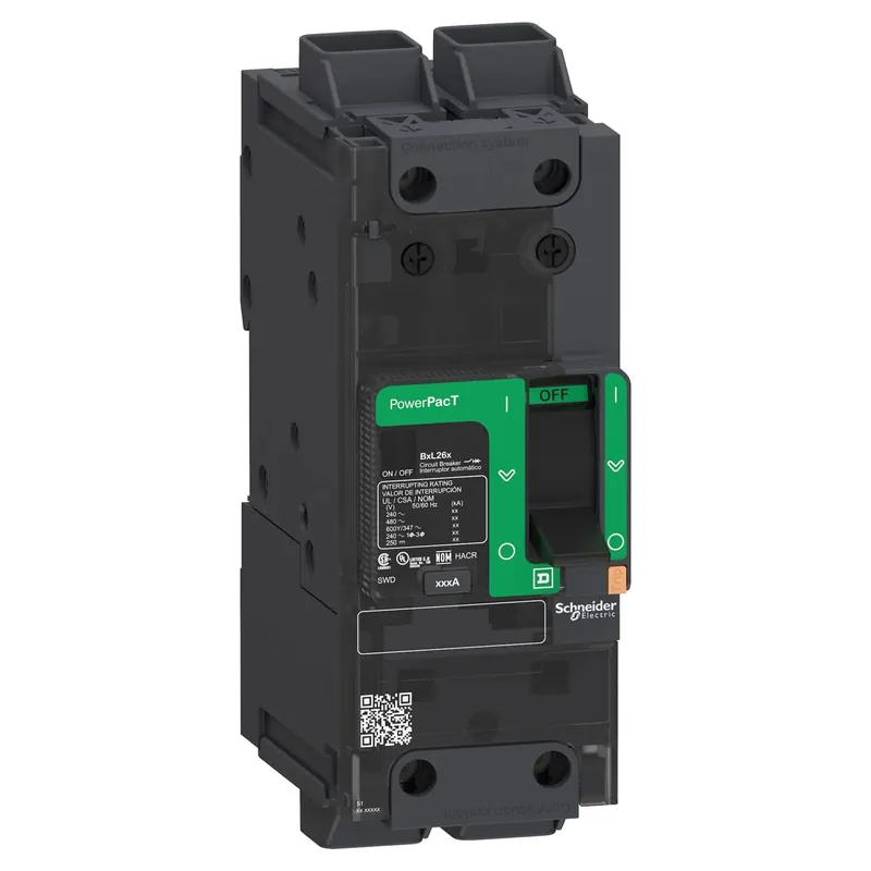 Schneider Electric BDL26020 Circuit Breaker PowerPacT B 20A 2 Pole 600Y/347VAC 14kA