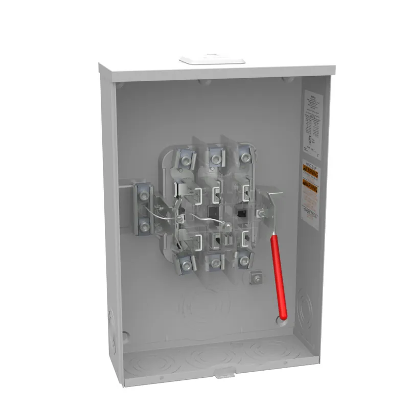 SK0518598-US20260702-105043-0 Milbank U7423-RXL Single Position Meter Socket 200 Amp 3 Phase Ringless Lever 7 Term - Image 1