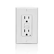 Leviton N7599 SmartlockPro GFCI Receptacle 15A 125V Brown