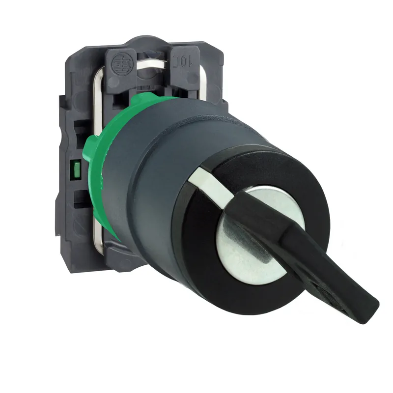 SK0518669-US20260702-105043-0 Schneider Electric XB5AG41 Square D 22 mm 1.2 Amp 600 VAC 1NO 2-Position Maintained Round Key Non-Illuminated Selector Switch - Image 1