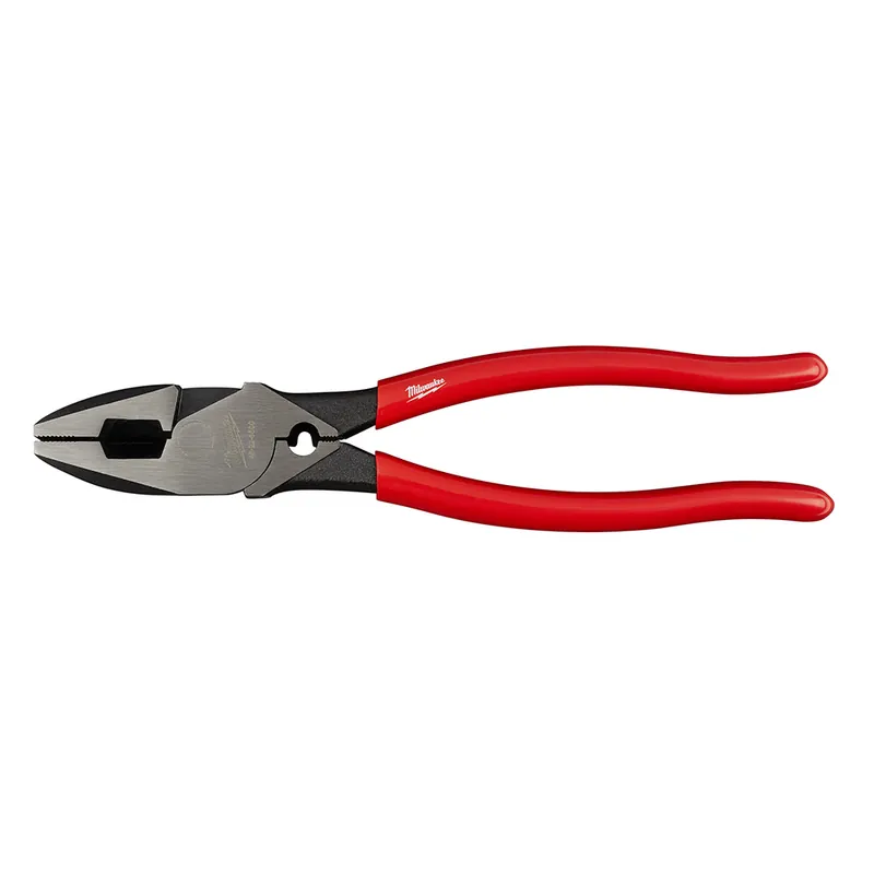 Milwaukee 48-22-6500 High Leverage Linesman's with Crimper-Dipped Plier